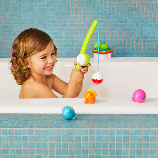 Munchkin- Fishin’™ Bath Toy
24 Months + - Multi Color