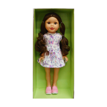 Lotus -  Bumbleberry - Miss Serena  15" - Soft Bodied Doll | Huggable Doll For Girls
-Multicolor