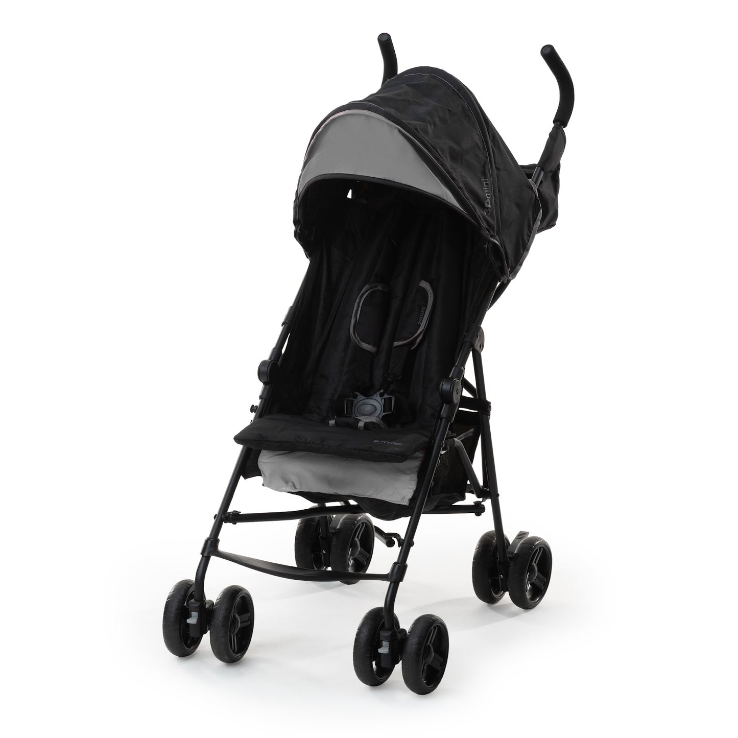 Summer Infant-  3Dmini™ Convenience Stroller With 5-Point Harness & Adjustable Shoulder Straps 6 - 24 Months - Gray