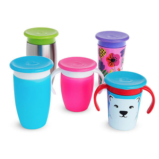 Munchkin-Cup Lids - Pack Of 4 - Multi Color