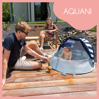 Babymoov -  Aquani Anti Uv Tent And Paddling Pool Mariniere - Multicolour