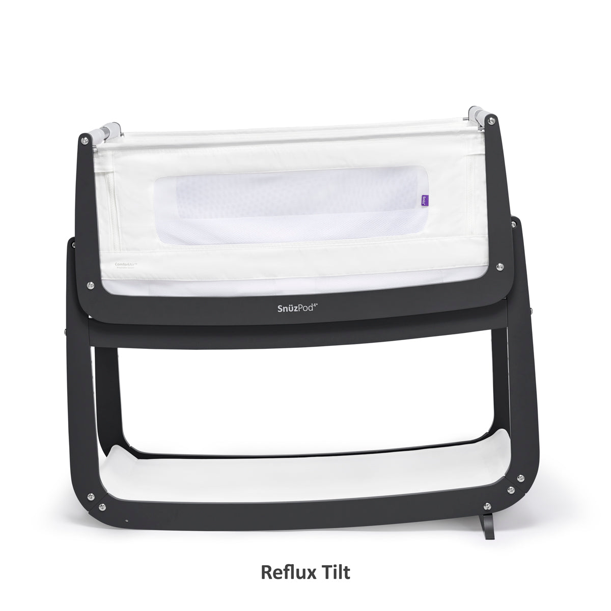 Snuz- Pod4 Bedside Crib  - Slate