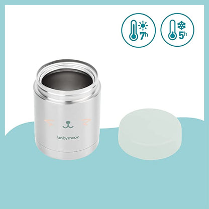 Babymoov -  Insulated Box Stainless Steel Baby Food Flask 350Ml - Multicolour