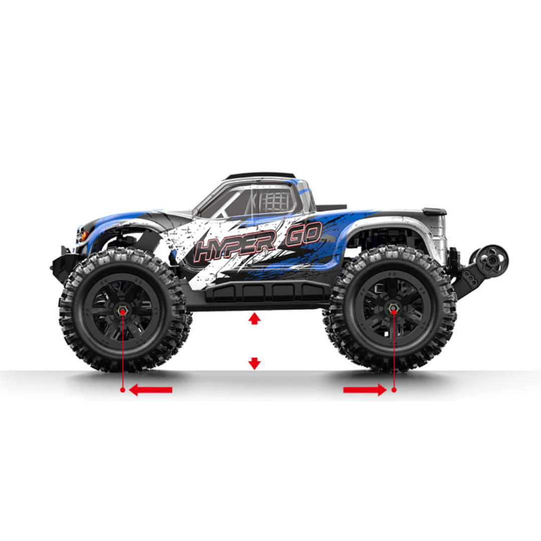 Mjx -  Rc Hobby Grade Gps Truck | High Speed 38Km/H, 2.4Ghz Remote Control-Multicolor