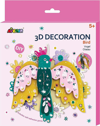 Avenir - 3D Decoration - Bird Kit -Multicolor