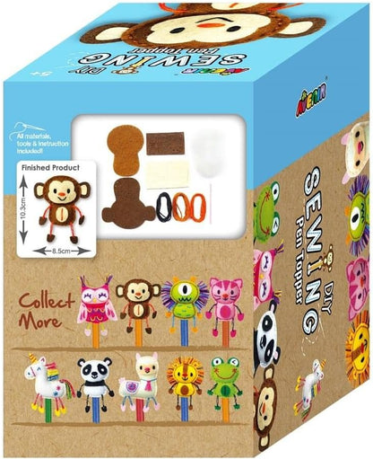 Avenir - Sewing Pen Topper  Sewing Kit- Monkey -Multicolor