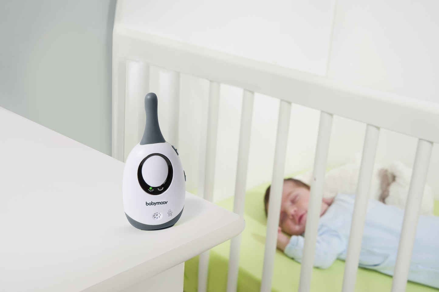 Babymoov -  Audio Baby Monitor With 300 Meter Range - Grey