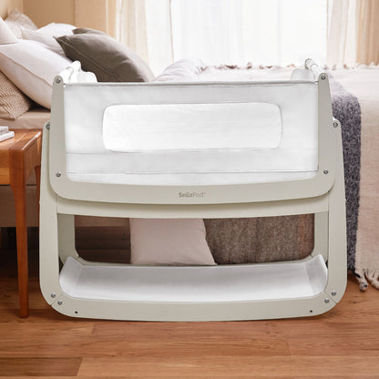 Snuz- Pod4 Bedside Crib  - Barley