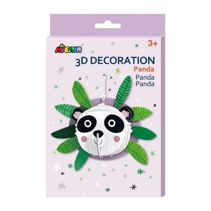 Avenir - 3D Decoration - Panda Kit-Multicolor