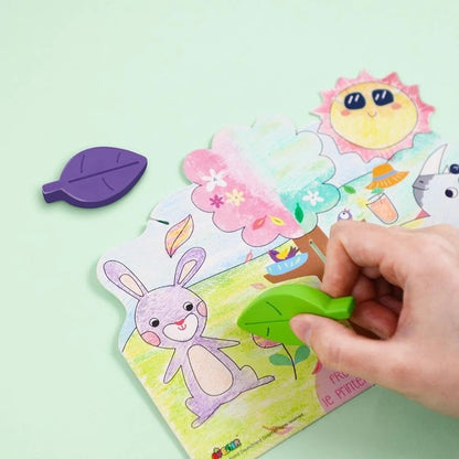 Avenir - Crayon Activity Kit - 4 Seasons Fun | Thoughtfully Designed Crayons For Little Hands-Multicolor