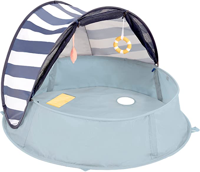 Babymoov -  Aquani Anti Uv Tent And Paddling Pool Mariniere - Multicolour