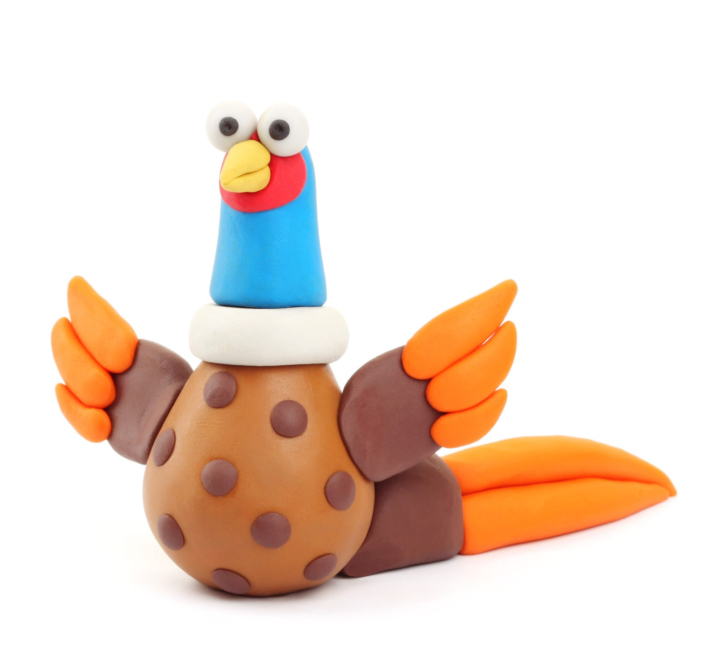 Hey Clay - Diy  Birds: Pheasant, Ara Parrot, Dove Plastic Creative Modelling Air-Dry Clay For Kids 6 Cans-Multicolor