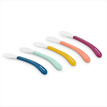 Babymoov -  White Head Spoons 2Nd Age Pack Of 5 - Multicolour