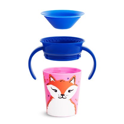 Munchkin- Miracle® 360° Wildlove Trainer Cup 6Oz - 6 Months - Fox