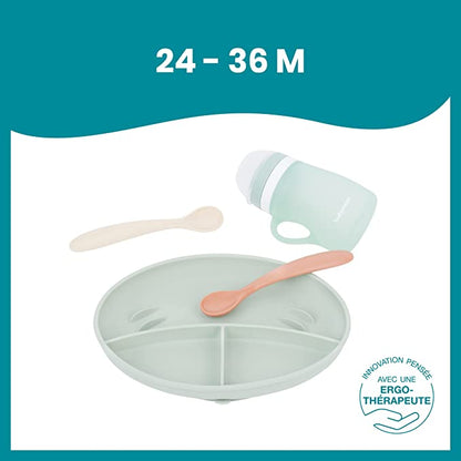 Babymoov -  Grow Isy Silicone Feeding Set - Blue