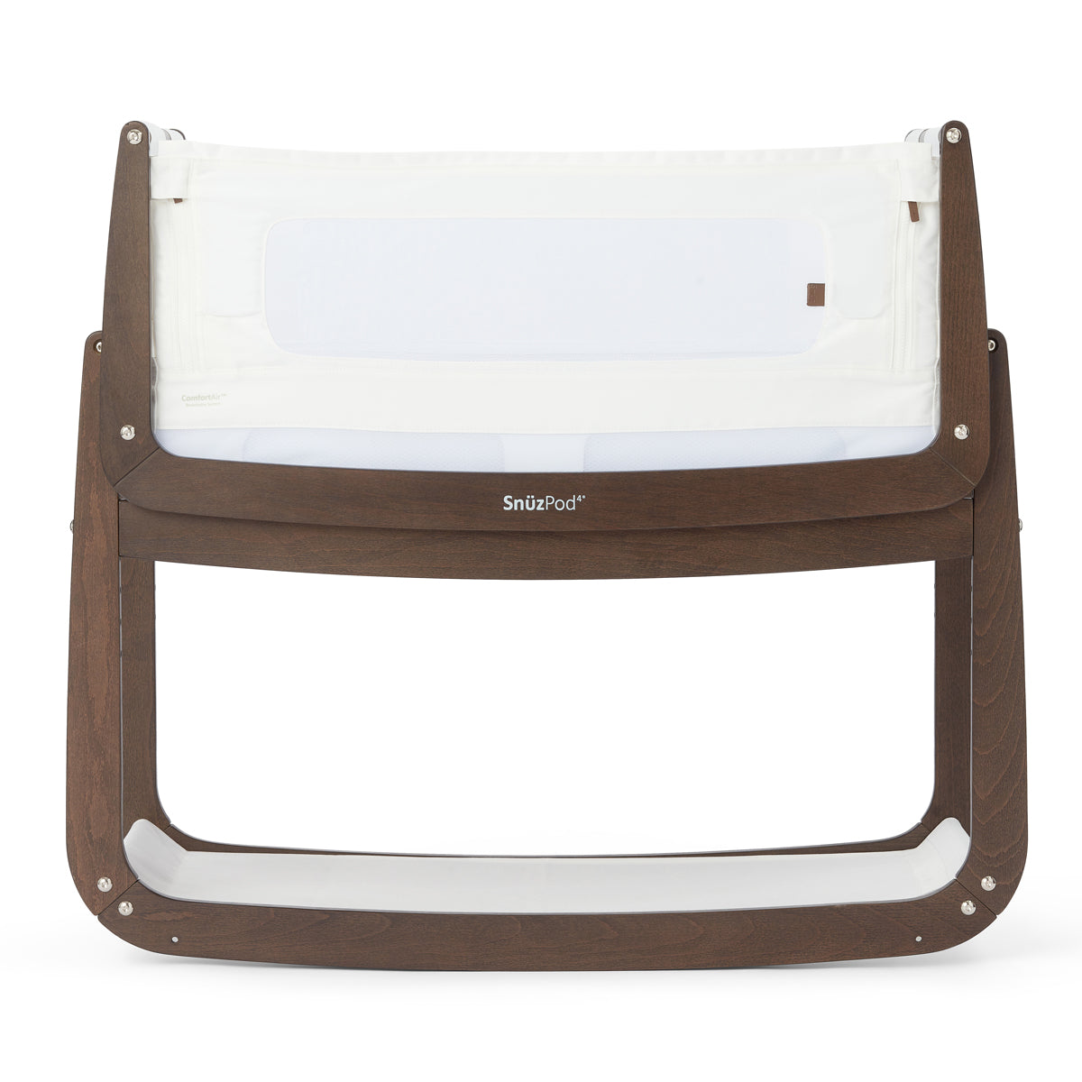 Snuz- Pod4  Bedside Crib The Natural Edit - Ebony