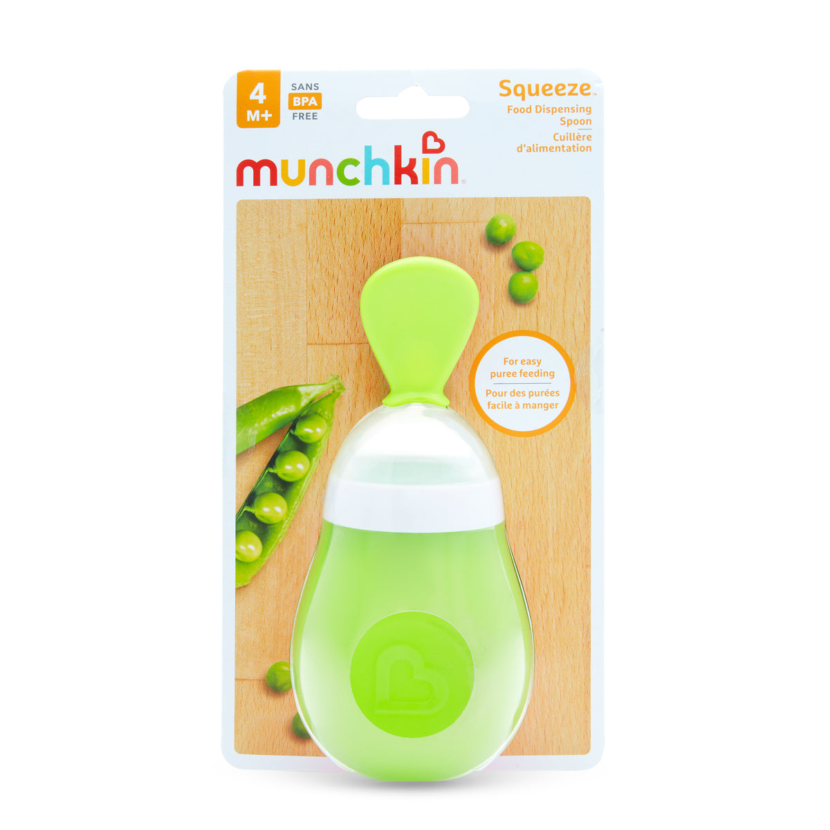 Munchkin- Squeeze Spoon - 4 Months + - Green