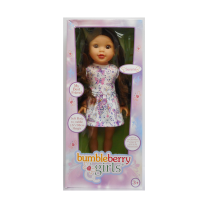 Lotus -  Bumbleberry - Miss Serena  15" - Soft Bodied Doll | Huggable Doll For Girls
-Multicolor