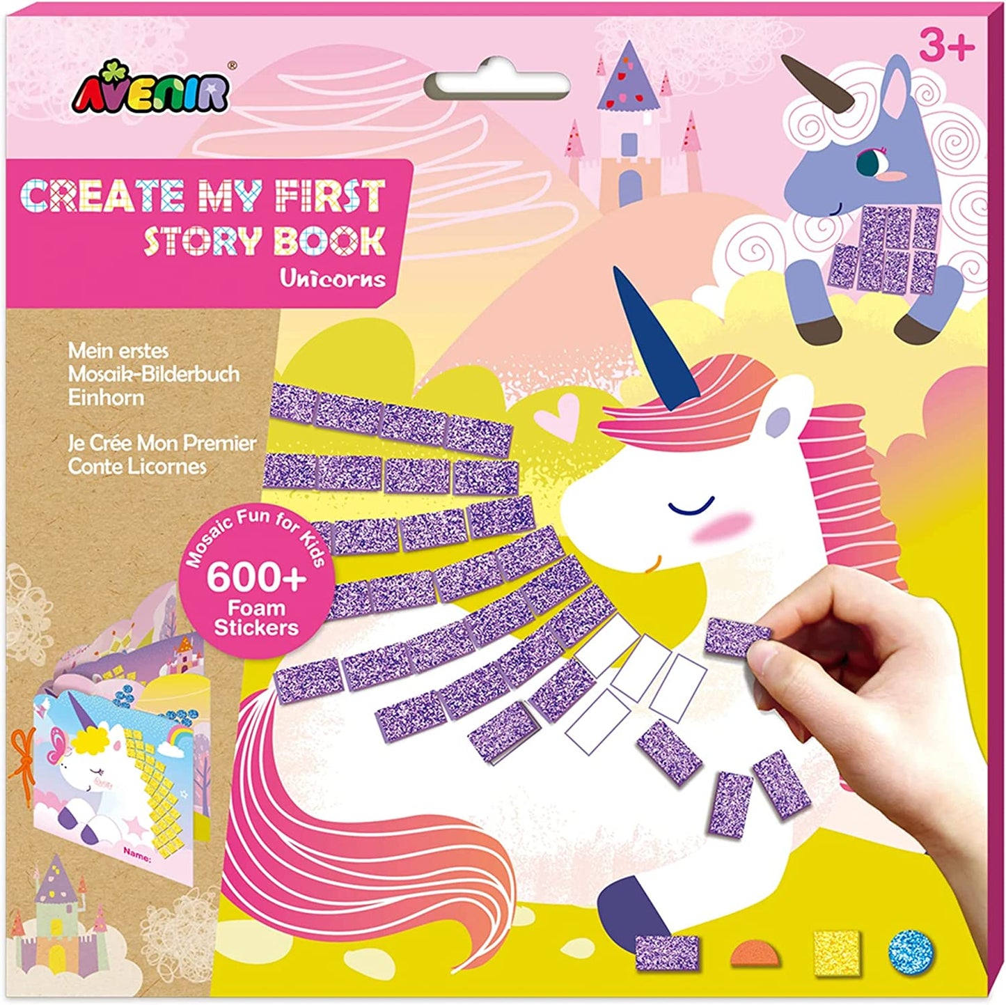 Avenir -  Create My First Story Book Unicorns | Interactvie Nature Book-Multicolor