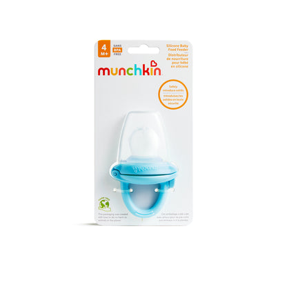 Munchkin- Silicone Baby Food Feeder - 4 Months + - Blue