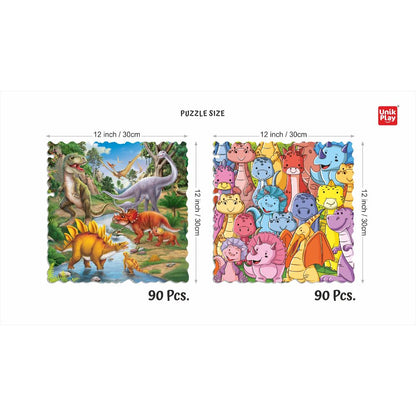 Unikplay -  Go Crazy Jigsaw Puzzle | Attractive Cartoon Print Puzzle-Multicolor