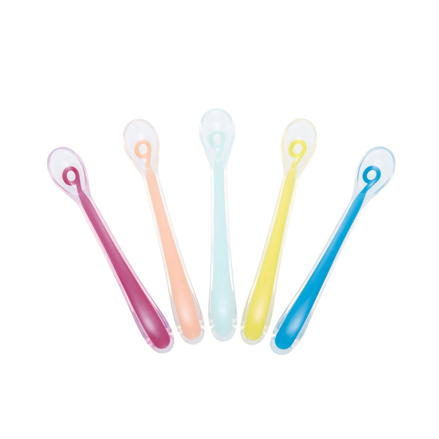 Babymoov -  Silicon Spoons 1St Age Pack Of 5 - Multicolour