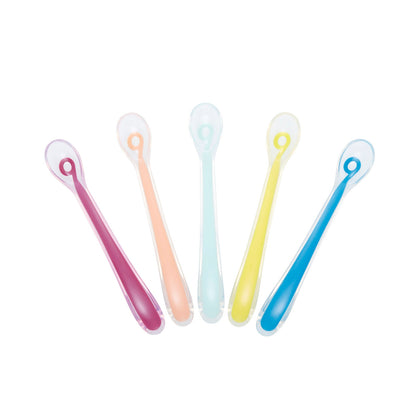 Babymoov -  Silicon Spoons 1St Age Pack Of 5 - Multicolour