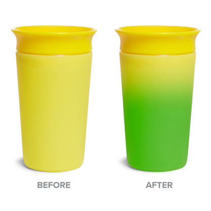 Munchkin- Miracle® 360° Color Changing Cup 9Oz - 12Months  - Yellow