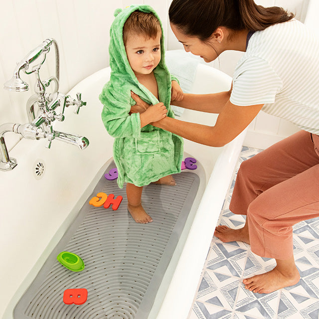 Munchkin- Soft Spot™ Cushioned Bath Mat - Grey