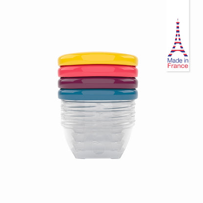 Babymoov -  Babybols Food Storage - 120Ml - 4Pcs - Set - Multicolour