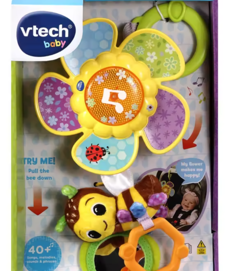 Vtech -  Tug & Spin Busy Bee Clip Toy