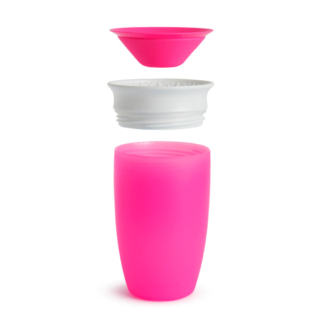 Munchkin- Miracle® 360° Sippy Cup 10 Oz - 12 Months  - Pink