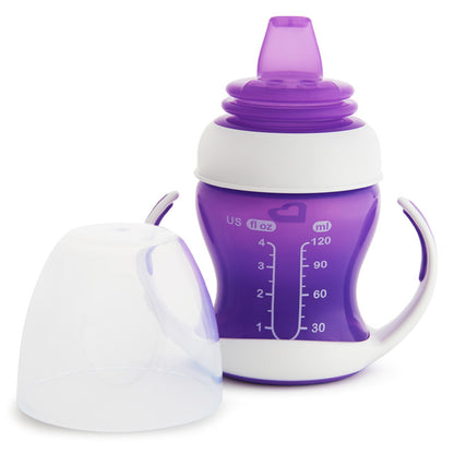 Munchkin- Gentle™ Transition Cup 4 Oz -  4Months  - Purple