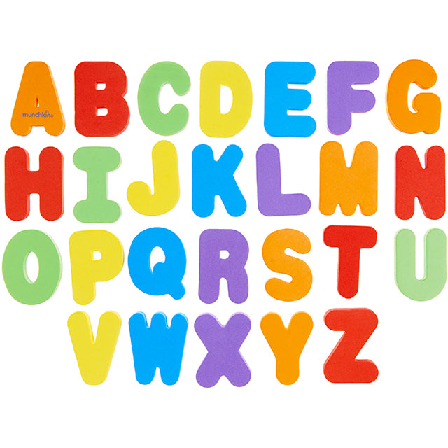 Munchkin- Learn™ Bath Letters & Numbers, Brights, 36 Coun - Multi Color