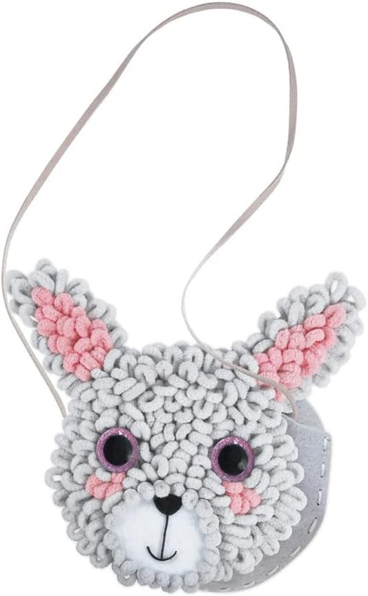 Avenir - Loopie Fun - My First Plush Bag Kit - Bunny-Multicolor