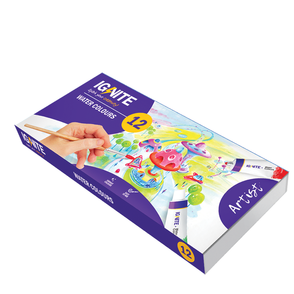 Ignite -  Young Learners Colouring Kit | Offers A Comprehensive Set Of Coloring Tools And Materials-Multicolor