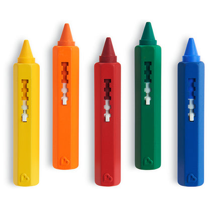 Munchkin- Draw™ Bath Crayons 
Pack Of 5 - Multi Color