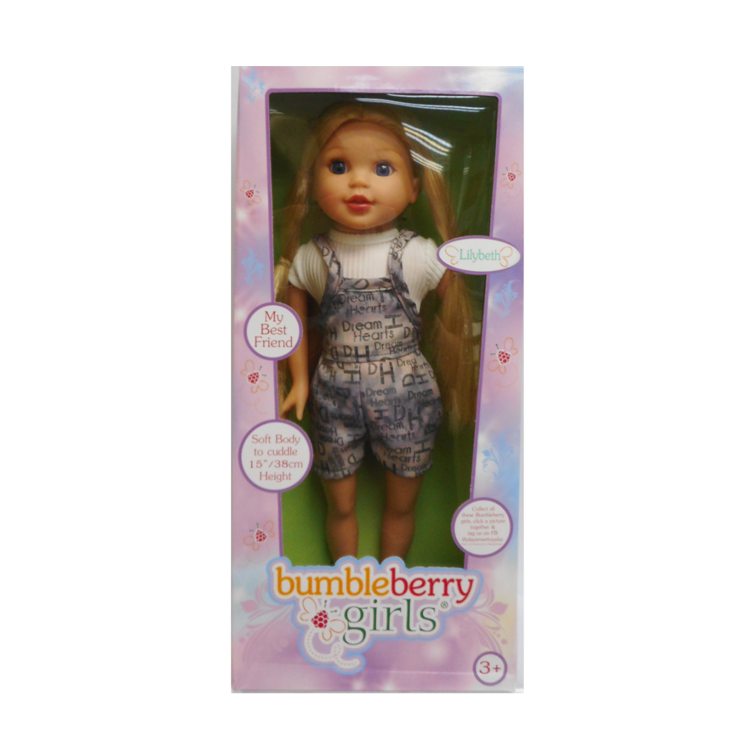 Lotus -  Bumbleberry - Miss Lilybrth 15" - Soft Bodied Doll | Huggable Doll For Girls
-Multicolor