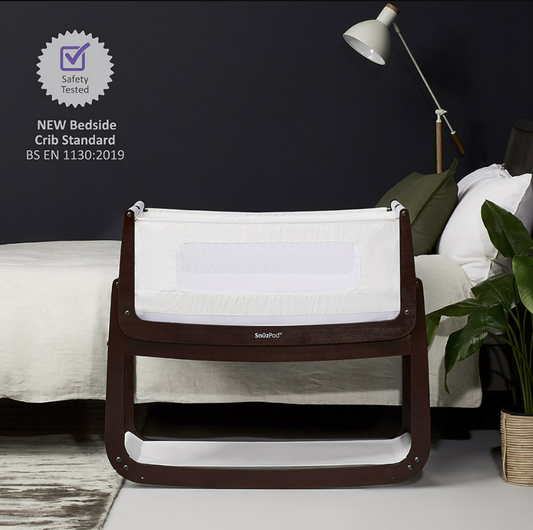 Snuz- Bedside Crib - Espresso