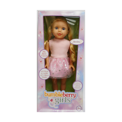 Lotus -  Bumbleberry - Miss Brinley 15" - Soft Bodied Doll | Huggable Doll For Girls
-Multicolor