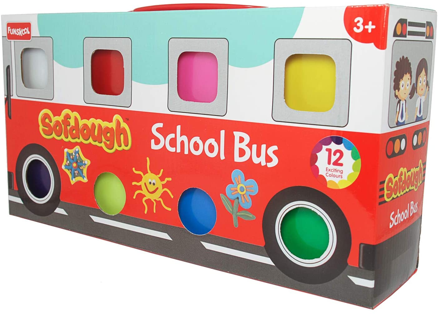 Funskool -  School Bus-Multicolor