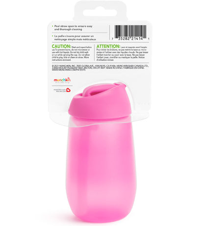 Munchkin- Simple Clean™ Straw Cup 10 Oz - 12 Months+ - Pink