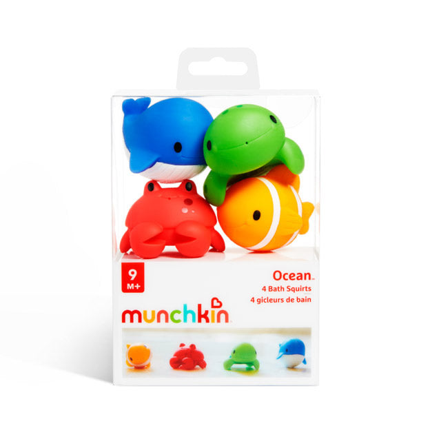 Munchkin- Ocean™ Bath Squirts - Pack Of 4 - Multi Color