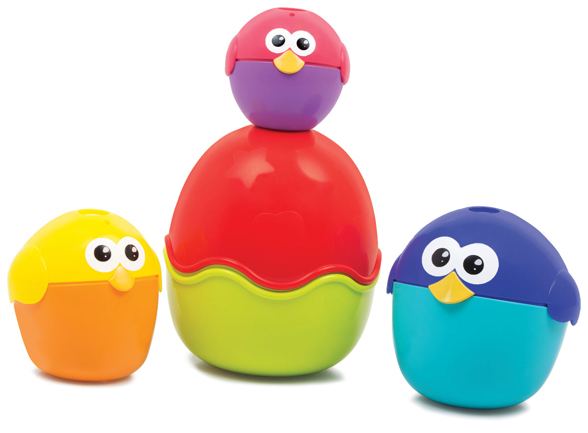 Funskool -  Stacking Egg Birds-Multicolor