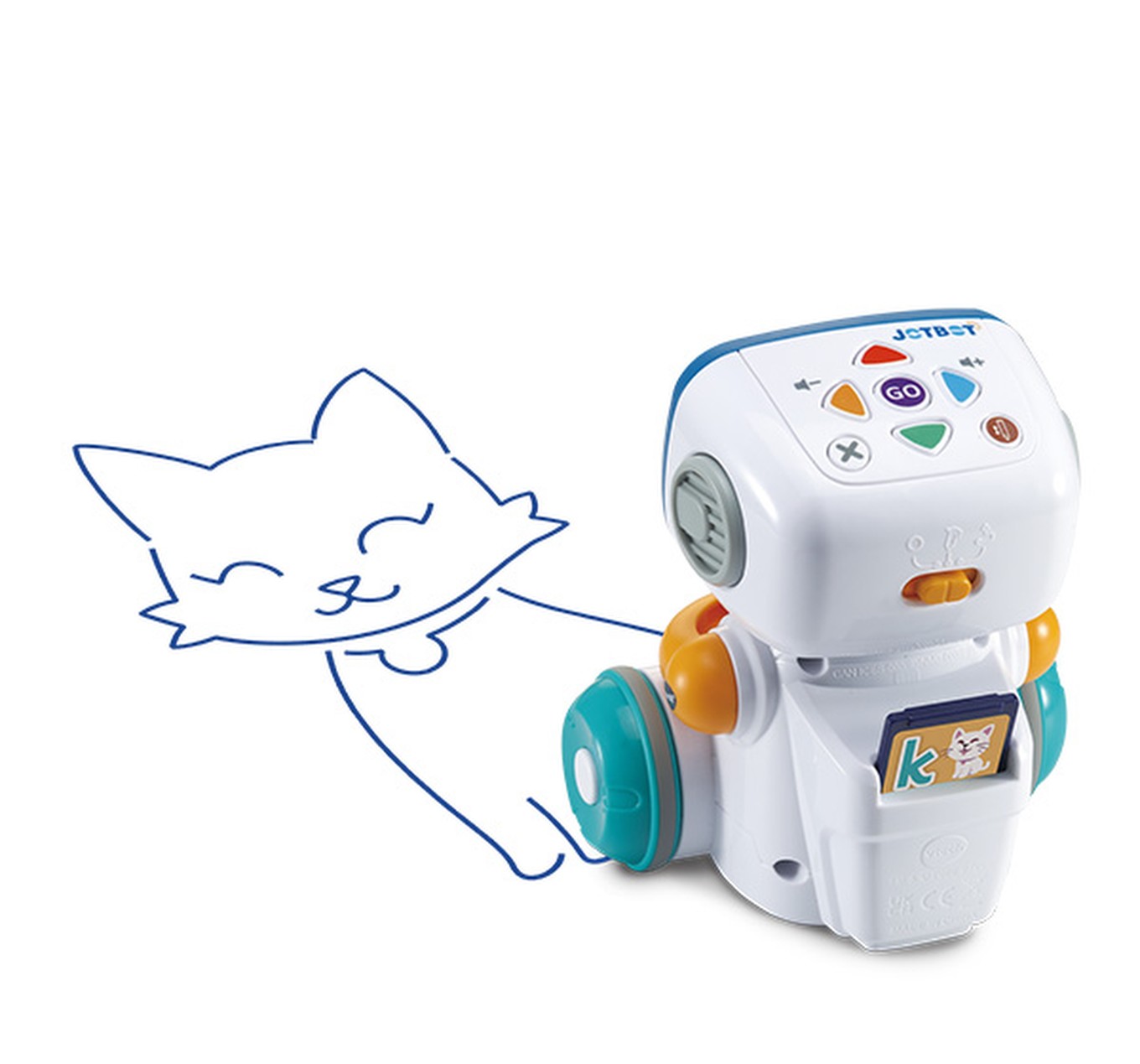 Vtech -  Jotbot Drawing & Coding Robot - White