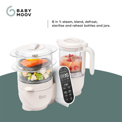 Babymoov -  Nutribaby + 6 In1 Baby Food Processor - Beige