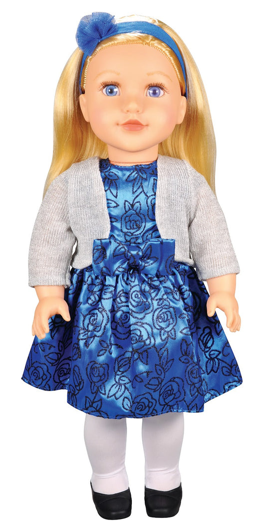 Lotus -  18" Inch Soft Huggable Doll - Luna-Multicolor