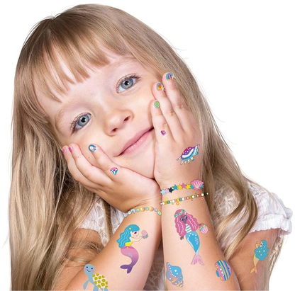 Avenir - Nail Stickers And Tattoos - Mermaid | Trend-Multicolor