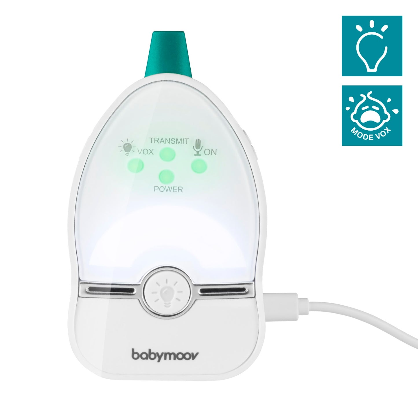 Babymoov -  Easy Care Audio Baby  Monitor - Multicolour