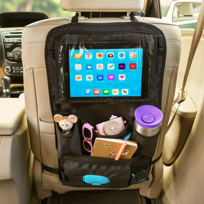 Munchkin- Brica® Backseat Organizer With Wipes Case - Black